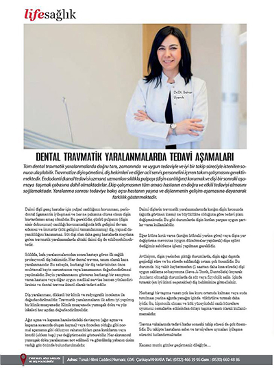 Bahar Uyanık - Dental Travmatik Yaralanmalarda Tedavi Aşamaları